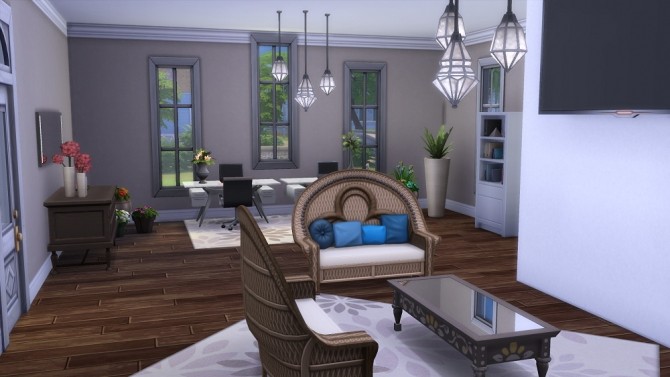 Sims 4 Large house by thepinkpanther at Beauty Sims