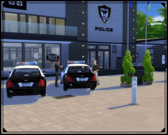 Sims 4 Willow Creek Police station at Nagvalmi