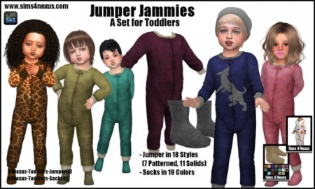 Jumper Jammies by Samantha Gump at Sims 4 Nexus