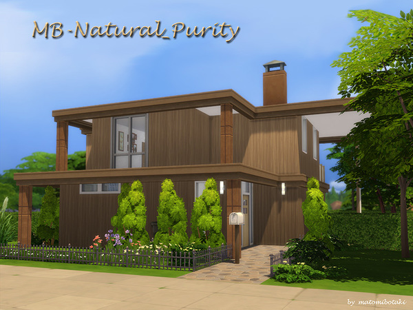 Sims 4 MB Natural Purity house by matomibotaki at TSR