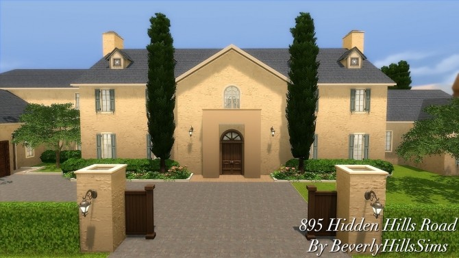 Sims 4 895 Hidden Hills Road at Beverly Hills Sims