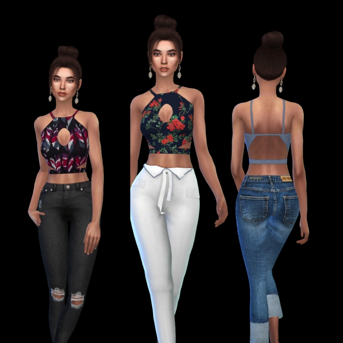 Shapes Top at Leo Sims » Sims 4 Updates