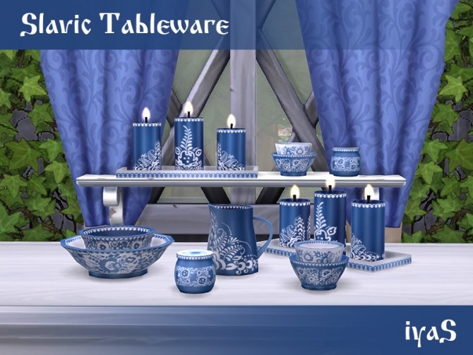 Sims 4 Slavic Tableware at Soloriya