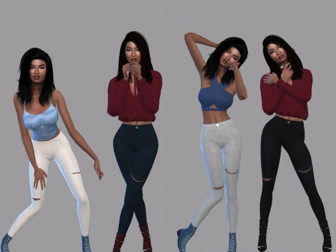Lulu Pants at Teenageeaglerunner » Sims 4 Updates