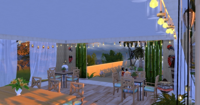 TIKI RESTAURANT at Lily Sims » Sims 4 Updates