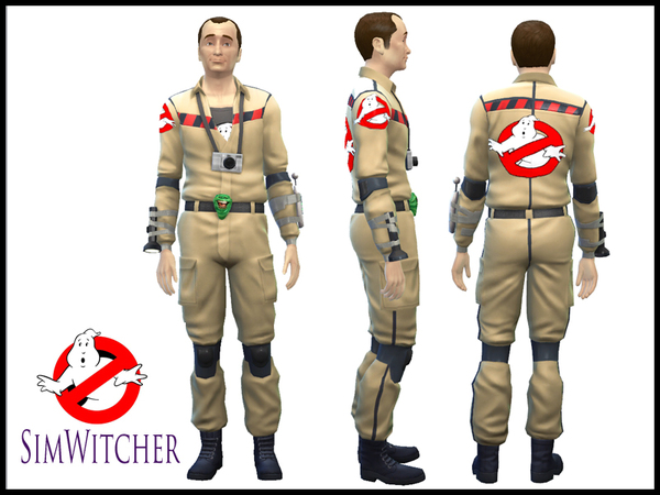 Sims 4 Ghostbusters Outfit by Witchbadger at TSR