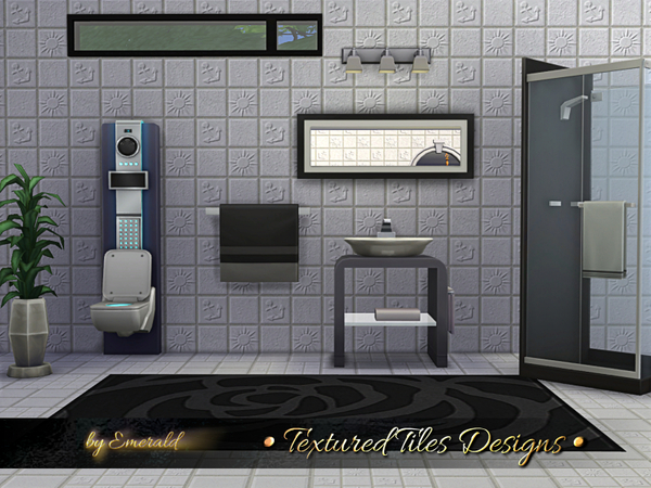 Sims 4 Textured Tiles Designs by emerald at TSR
