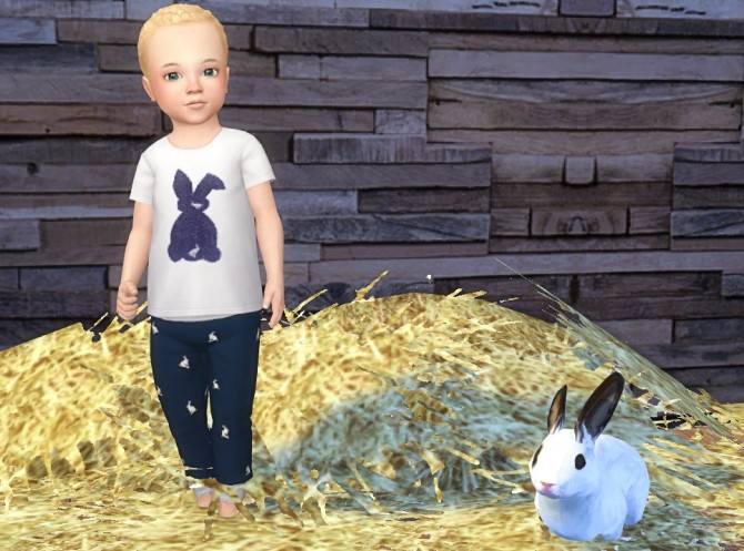 Sims 4 Easter outfit at Akai Sims