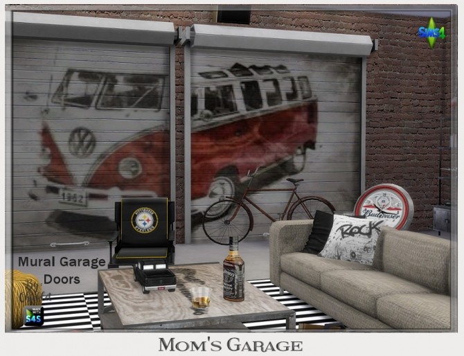 Sims 4 Moms Garage Living Room at Chicklet’s Nest