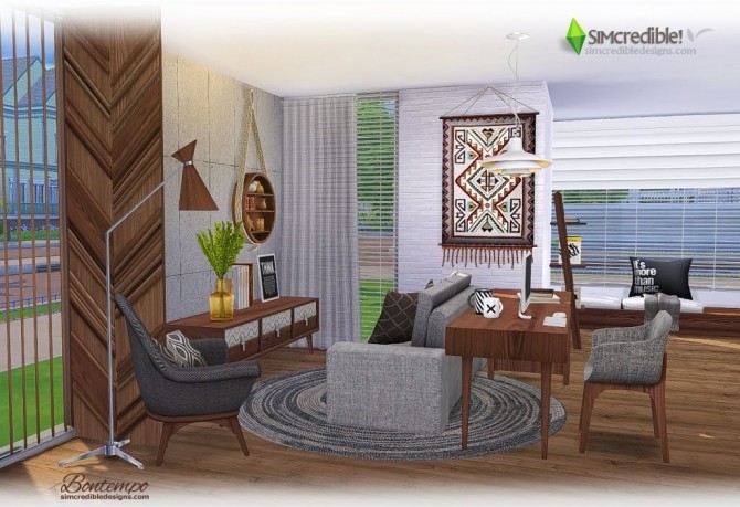 Sims 4 Bontempo livingroom at SIMcredible! Designs 4