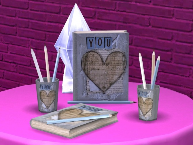 Sims 4 Romantic Writer set at Soloriya