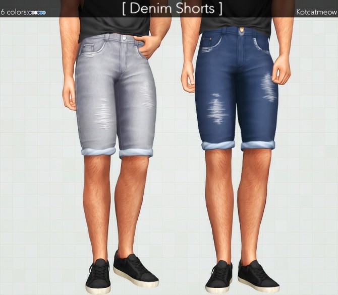 Sims 4 Denim Shorts at KotCatMeow