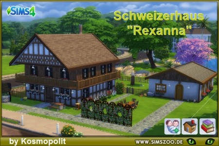 Rexanna Swiss house by Kosmopolit at Blacky’s Sims Zoo