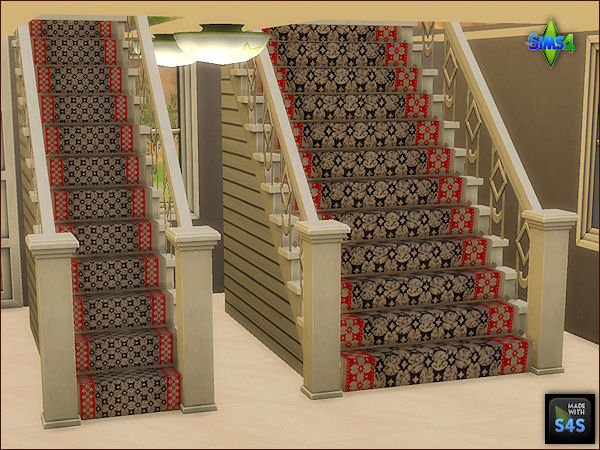 Sims 4 Colored stair carpets at Arte Della Vita