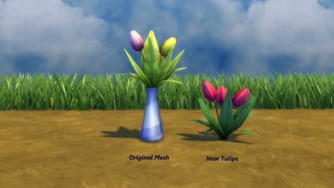 Sims 4 Amsterdam Tulips by Snowhaze at Mod The Sims