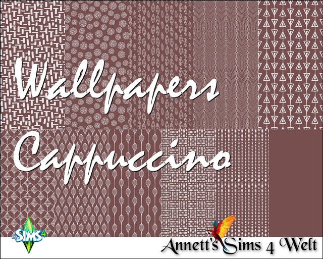 Sims 4 Cappuccino wallpapers at Annett’s Sims 4 Welt