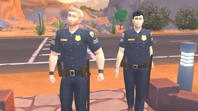Sims 4 Police Uniform by novalpangestik at Mod The Sims
