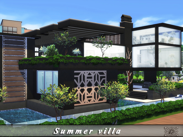 Sims 4 Summer villa by Danuta720 at TSR