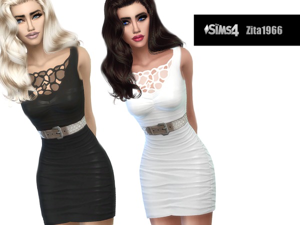 Sims 4 Paula Dress by ZitaRossouw at TSR