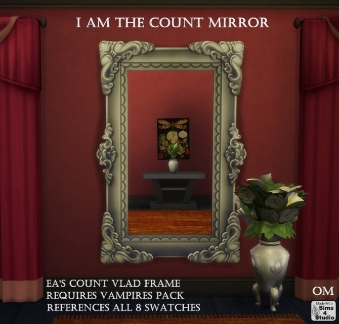 Sims 4 EAs Count Vlad frame as mirror by OM at Sims 4 Studio
