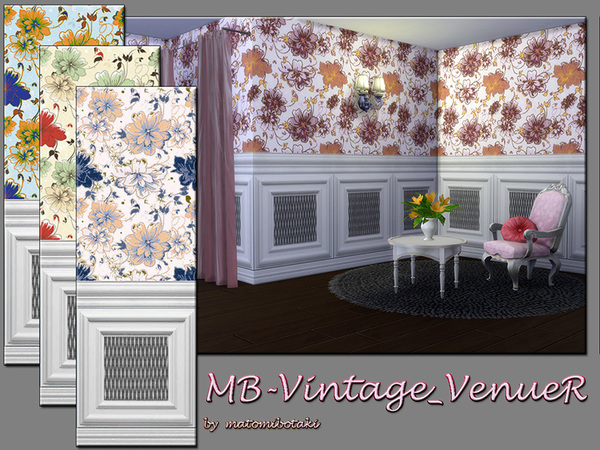 Sims 4 MB Vintage Venue R wallpaper by matomibotaki at TSR