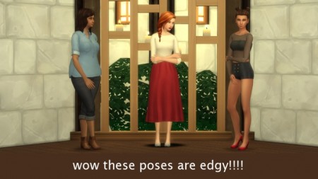 Super Edgy Pose Pack by SimsRocka778 at Mod The Sims