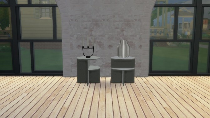 Sims 4 Halves Side Table at Meinkatz Creations
