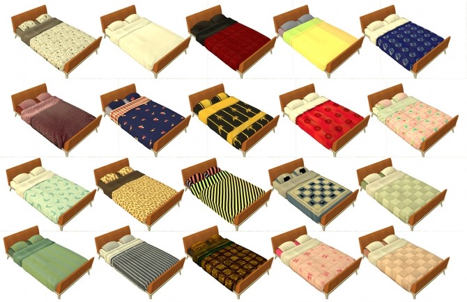 Sims 4 TS2 to TS4 All Beddings Converted by LOolyharb1 at Mod The Sims