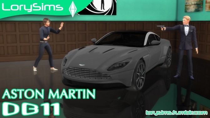 Sims 4 Aston Martin DB11 at LorySims