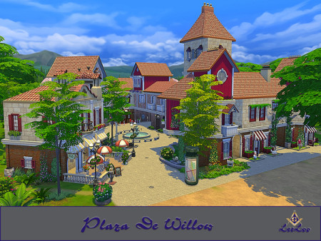 Plaza De Willow house by LeeLooRussia at TSR