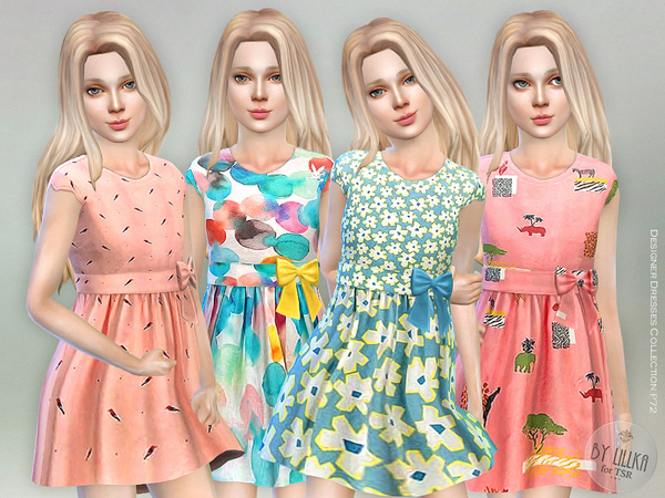 Sims 4 Designer Dresses Collection P72 by lillka at TSR