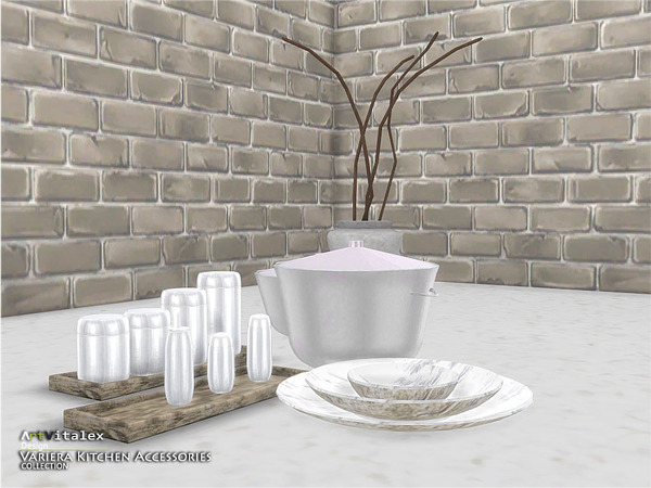 Sims 4 Variera Kitchen Accessories by ArtVitalex at TSR