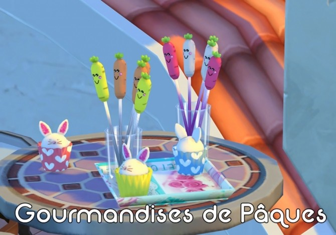 Sims 4 Easter sweets by Delise at Sims Artists