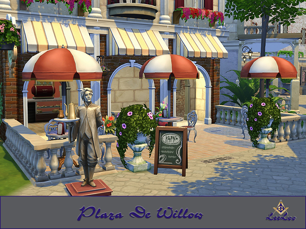 Sims 4 Plaza De Willow house by LeeLooRussia at TSR