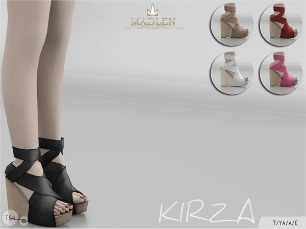 Sims 4 Madlen Kirza Shoes by MJ95 at TSR