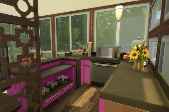 Sims 4 The Lavender House by Alrunia at Mod The Sims