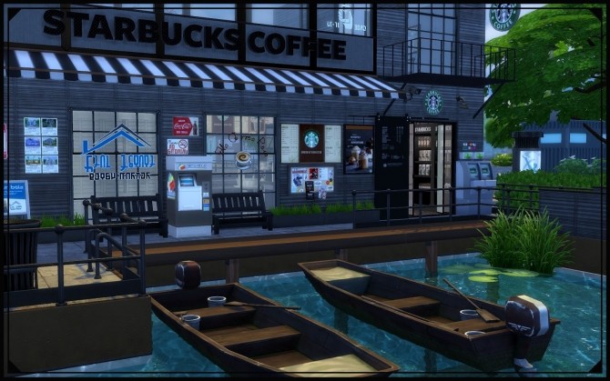 Sims 4 Seafront cafe at Nagvalmi
