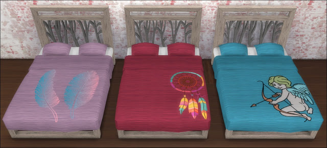 Sims 4 Wood Bed TS3 to TS4 Conversion at Annett’s Sims 4 Welt