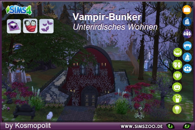Sims 4 Vampire Bunker by Kosmopolit at Blacky’s Sims Zoo
