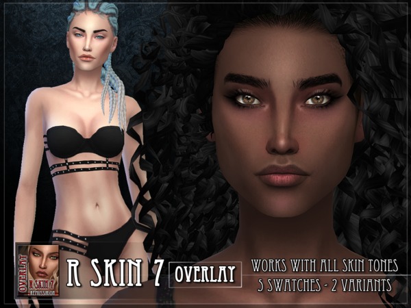 Sims 4 R skin 7 FEMALE OVERLAY by RemusSirion at TSR