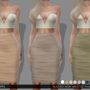 245 Shirt dress with belt by sims2fanbg at TSR » Sims 4 Updates