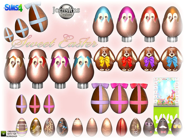Sims 4 Sweet easter set by jomsims at TSR