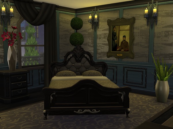 Sims 4 Gothic Cottage by Ineliz at TSR