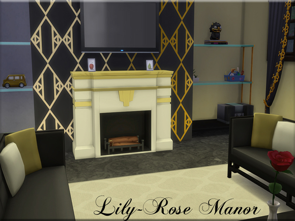 Sims 4 Lily Rose Manor by Pinkfizzzzz at TSR