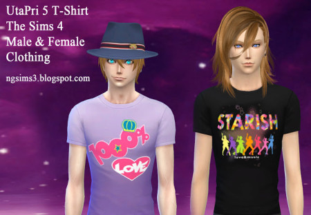 UtaPri 5 T-Shirt at NG Sims3
