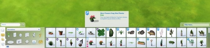 Sims 4 Fresh New Flowers for Feng Shui by Snowhaze at Mod The Sims