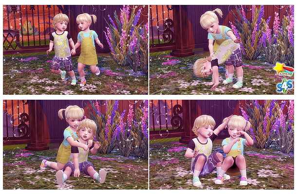 Sims 4 Toddler pose 03 at A luckyday