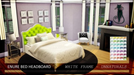 Bed Headboard Unnaturals at Enure Sims