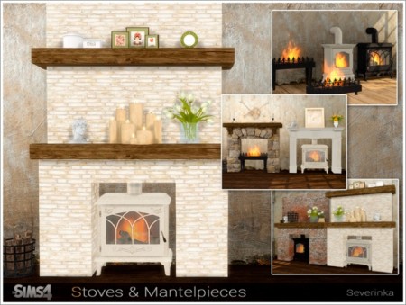 Stoves & Mantelpieces at Sims by Severinka