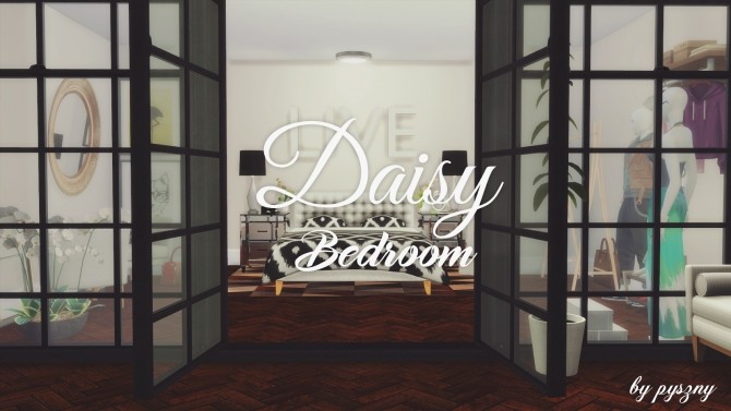 Sims 4 Daisy Bedroom at Pyszny Design